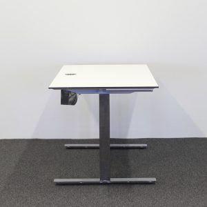 Elektriskt höj-och sänkbart skrivbord Krom Stativ