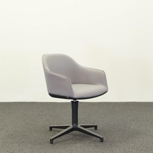 Mötesstol Softshell Chair Grå från Vitra