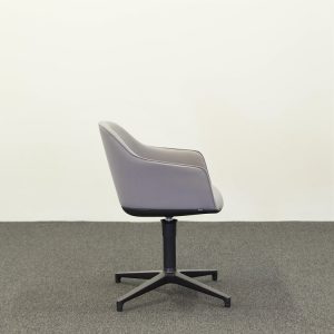 Mötesstol Softshell Chair Grå från Vitra