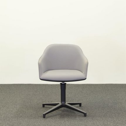 Mötesstol Softshell Chair Grå från Vitra