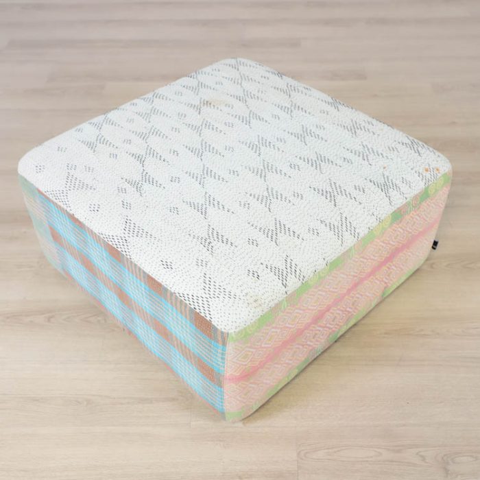 Sittpuff Antique Quilt Ottoman