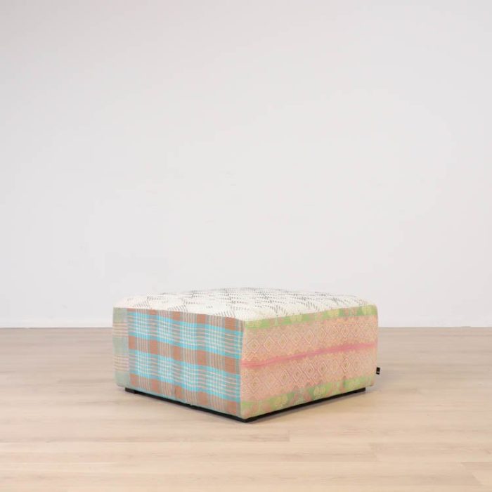 Sittpuff Antique Quilt Ottoman