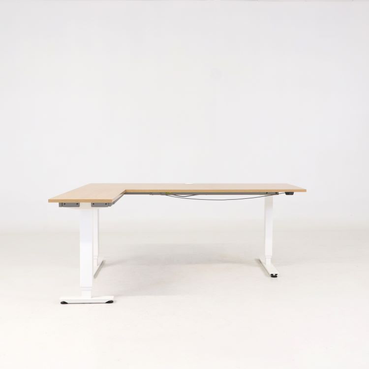 Höj- och sänkbart hörnskrivbord Ergo